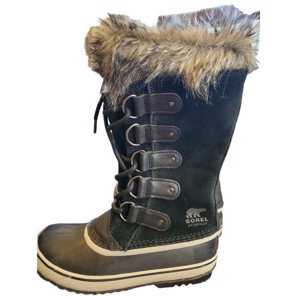 NWT Tall Sorel Fur trimmed Boots sz 8 - Picture 3 of 8